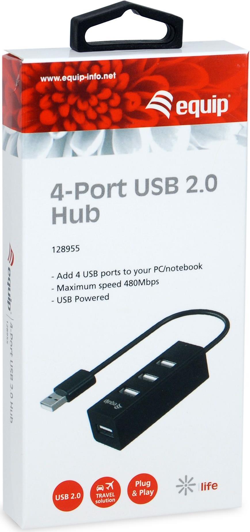 Equip 4 Port USB Hub (128955)