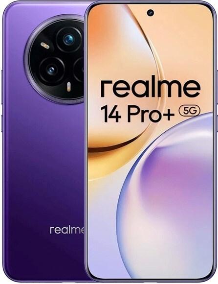realme 14 Pro+ 5G 17,4 cm (6.83") Dual-SIM Android 15 USB Typ-C 12 GB 512 GB 6000 mAh Nebula Purple