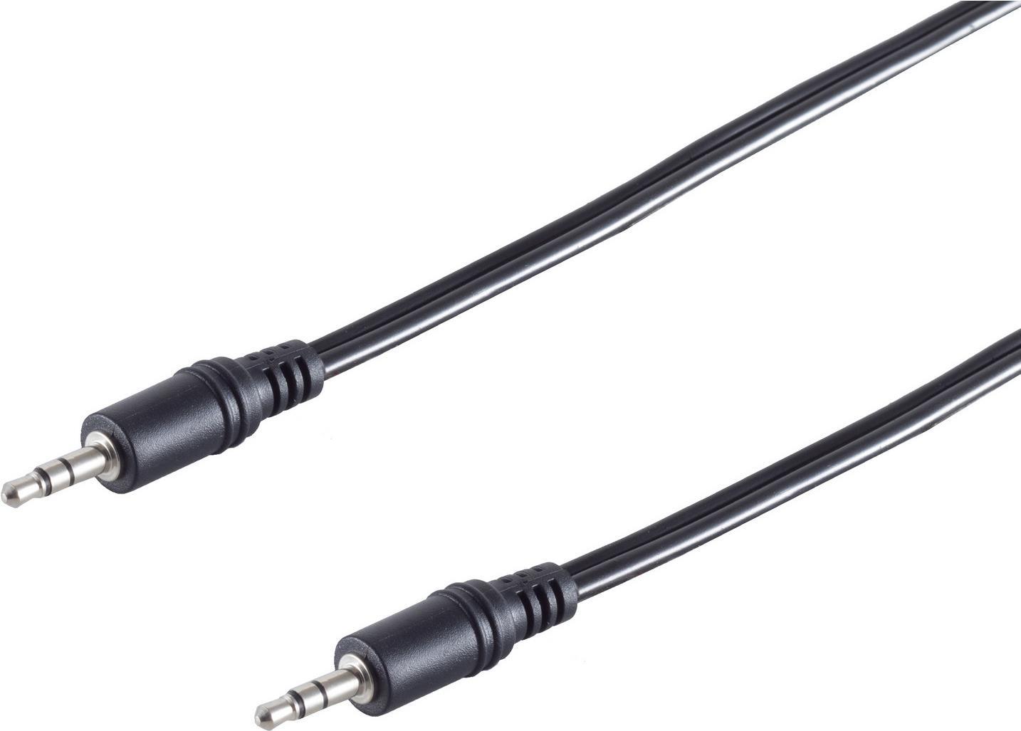 Klinke Kabel, InLine®, 3,5mm St/St, Stereo, 0,5m (99932DZ)