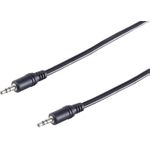 Klinke Kabel, InLine®, 3,5mm St/St, Stereo, 0,5m (99932DZ)
