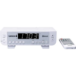 Lenco KCR-100 Radio Uhr Digital Weiß (KCR-100WH)