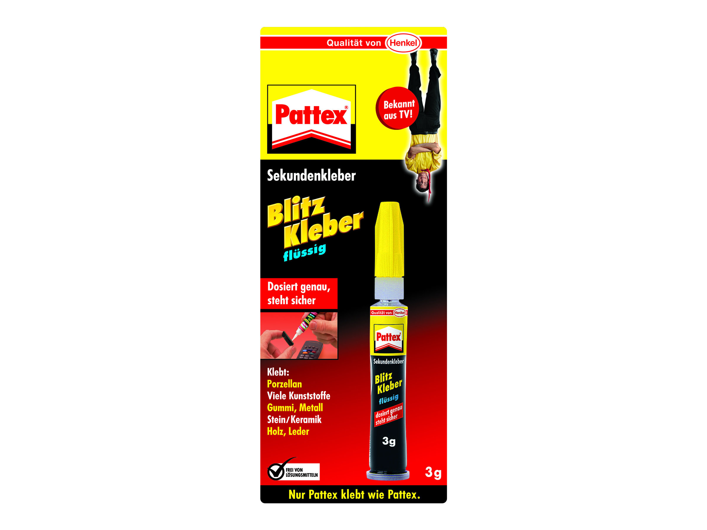 Pattex Sekundenkleber Classic flüssig 3 g