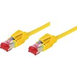 Patchkabel S/FTP, PiMF, Cat 6, gelb, 5,0 m halogenfrei, mit Draka-Kabel und Hirosesteckern TM21 (bisherige Bezeichnung S/STP) (71805Y)
