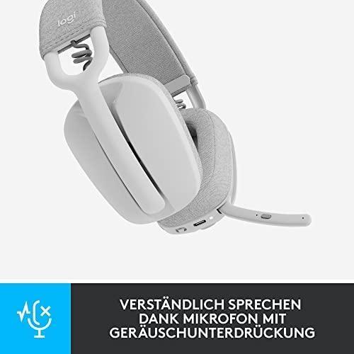 Logitech Zone Vibe 100 Kabelloses Bluetooth Headset Off-White