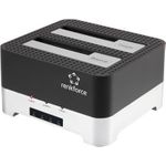Renkforce RF-DOCKING-02 SATA USB 3.2 Gen 1 (USB 3.0) Festplatten-Kopierstation mit Clone-Funktion (RF-5047512)