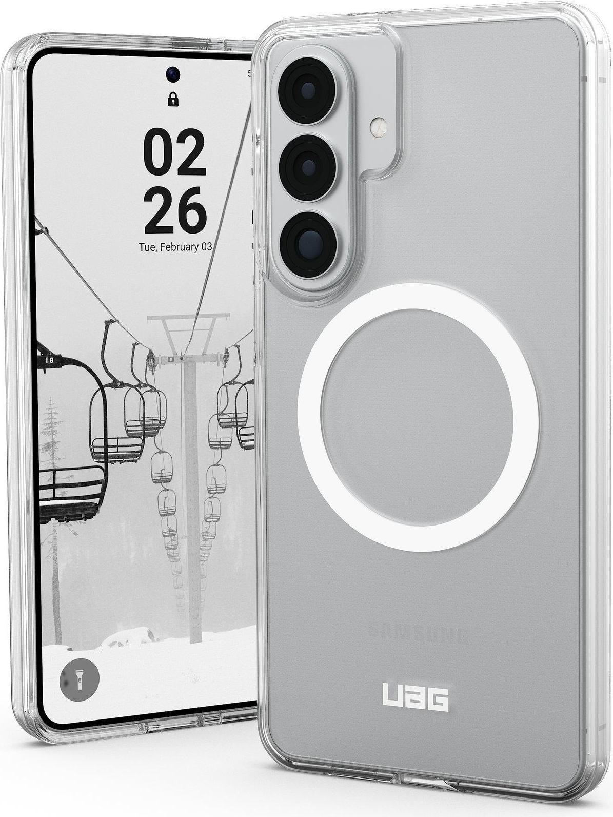 UAG Urban Armor Gear Scout Clear Case mit Magnet-Modul | Samsung Galaxy S26+ | ice (transparent)/weiß | 214552114341 (214552114341)