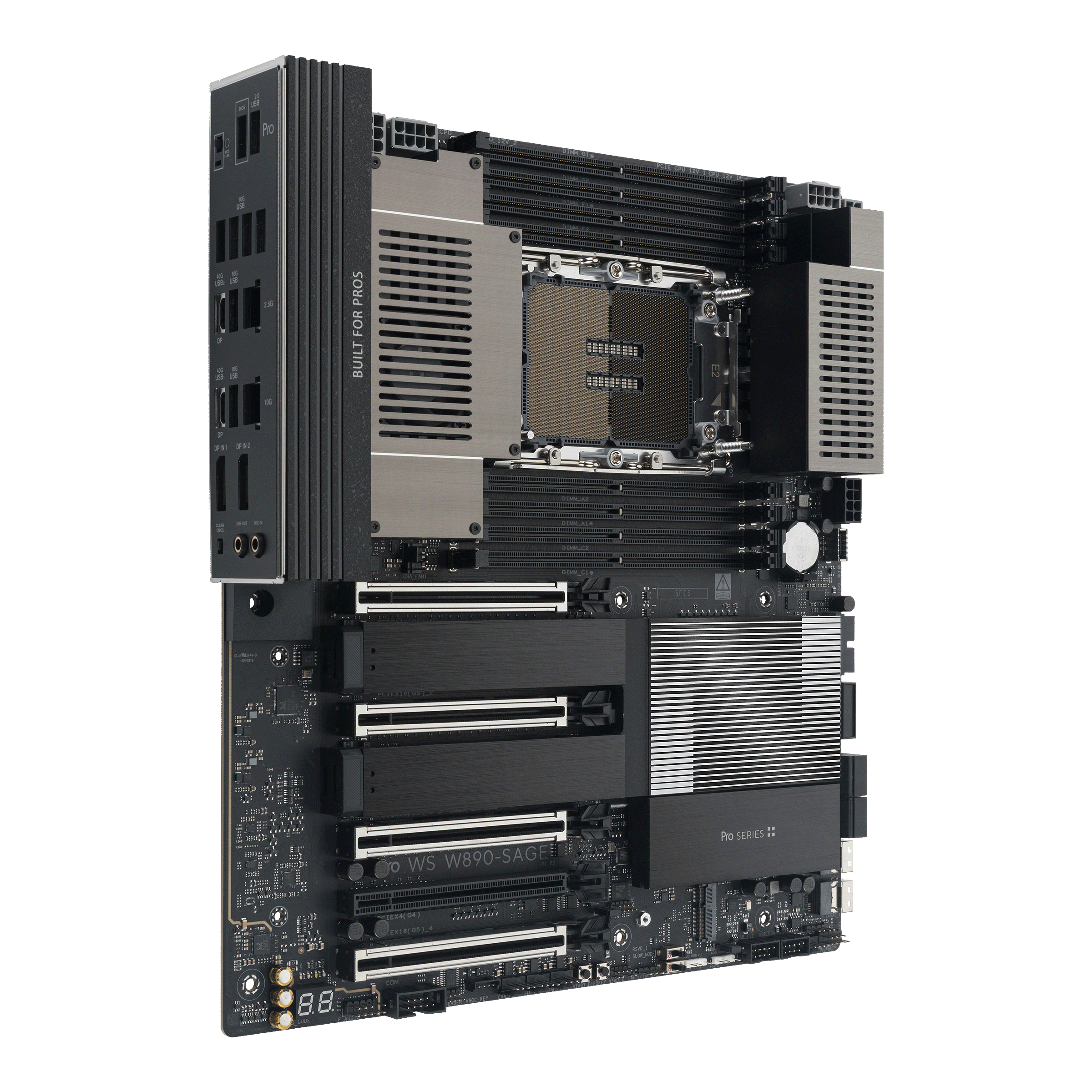 ASUS Pro WS W890-SAGE Mainboard Intel W890 LGA4710-2 DDR5 SSI CEB Schwarz