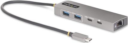 StarTech.com 3-Port USB-C Hub with 2.5 Gigabit Ethernet and 100W Power Delivery Passthrough Laptop Charging, USB-C to 2x USB-A/1x USB-C, USB 3.2 10Gbps Type-C Adapter Hub (10G2A1C25EPD-USB-HUB)