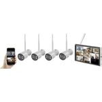 Sygonix Funk-UEberwachungskamera-Set 8-Kanal mit 4 Kameras 1920 x 1080 Pixel 2.4 (SY-6330460)