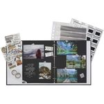 Hama Ordner mit 4-Ring-Kombimechanik, 39 mm Rückenbreite, Blau (00007551)