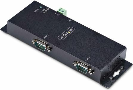 StarTech.com 2P Serial to Ethernet Adapter, IP LAN to RS232 DB9 Converter (I23-SERIAL-ETHERNET)