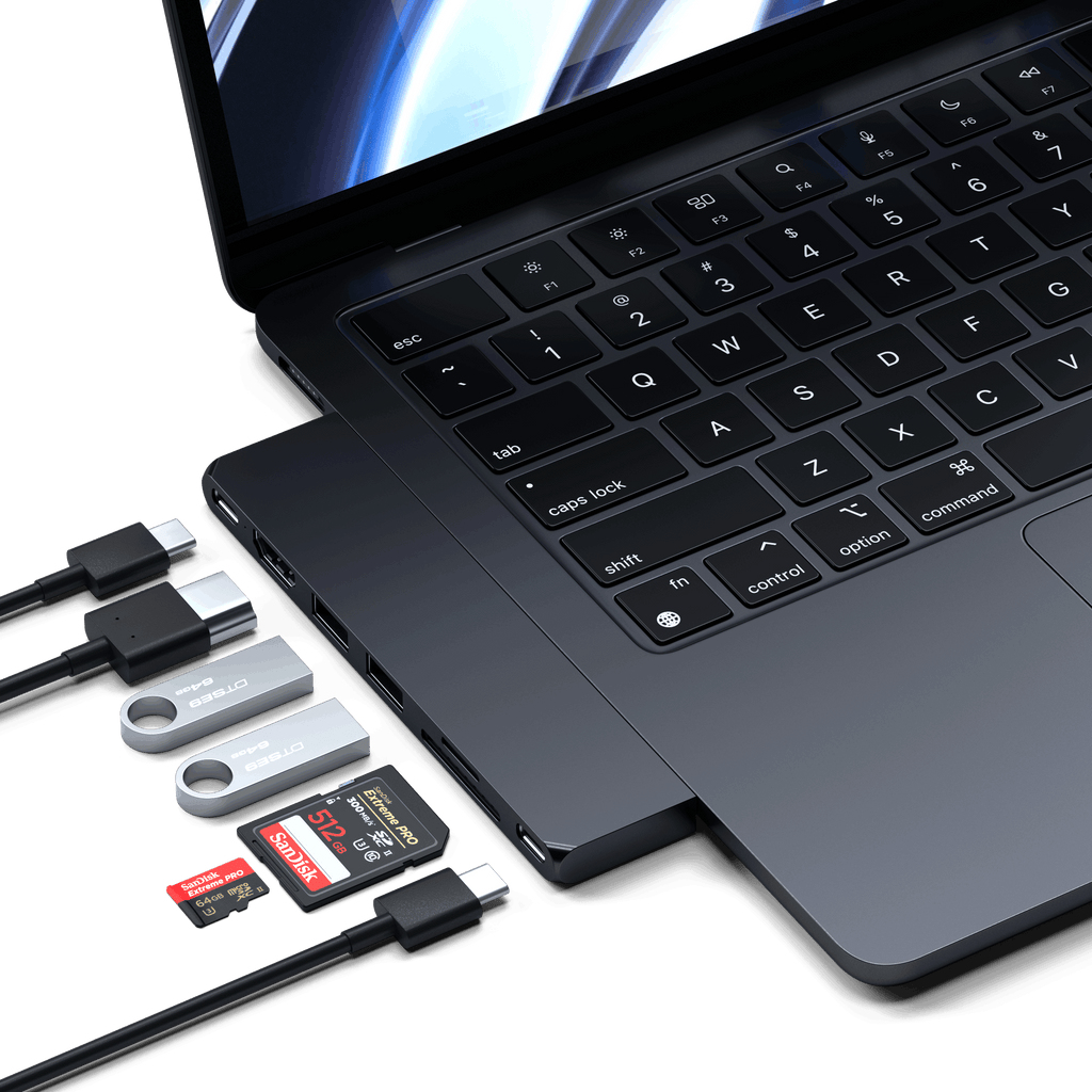 Satechi ST-HUCPHSD Dockingstation USB 3.2 Gen 2 (3.1 Gen 2) Type-C Schwarz