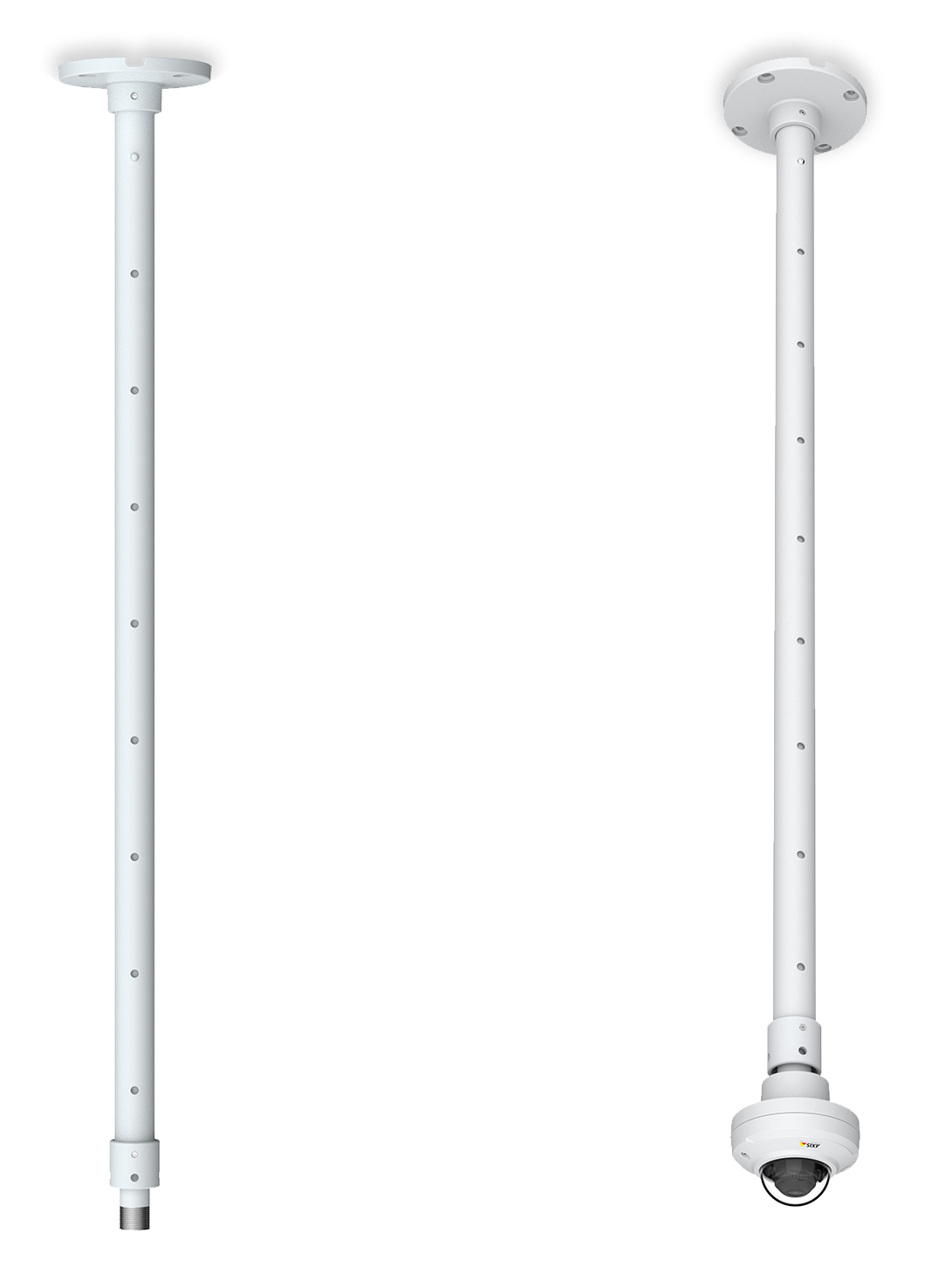 AXIS T91B53 Telescopic Ceiling Mount Halterung für Kameramontage Weiß
