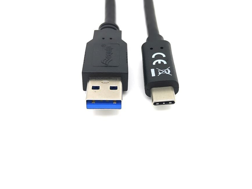 Equip USB 3.2 Gen 1 Typ A auf Typ C Kabel 2 m Schwarz