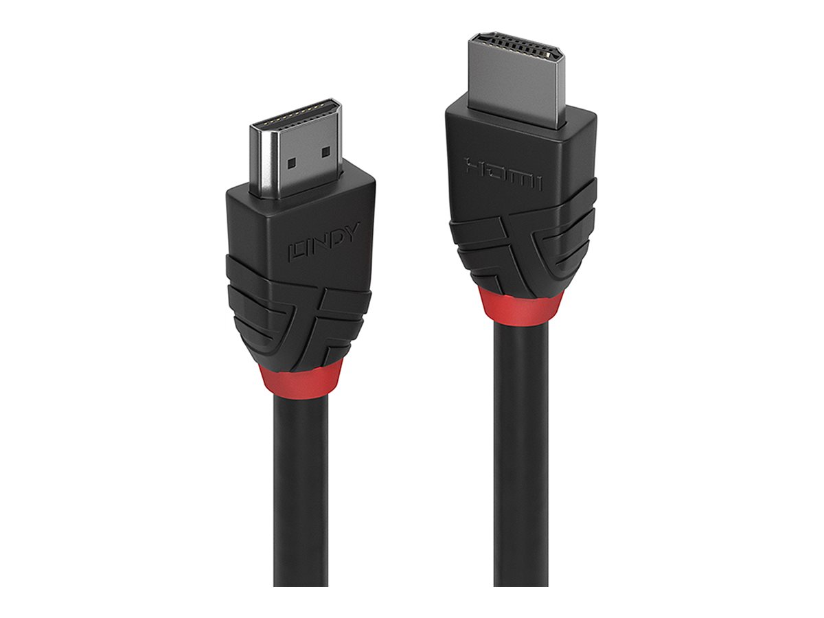 Lindy Black Line HDMI-Kabel mit Ethernet 3 m HDMI 2.0 4K Schwarz