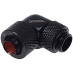 Alphacool HF 13/10 Anschraubtülle 90° drehbar G1/4 - Deep Black (17075)