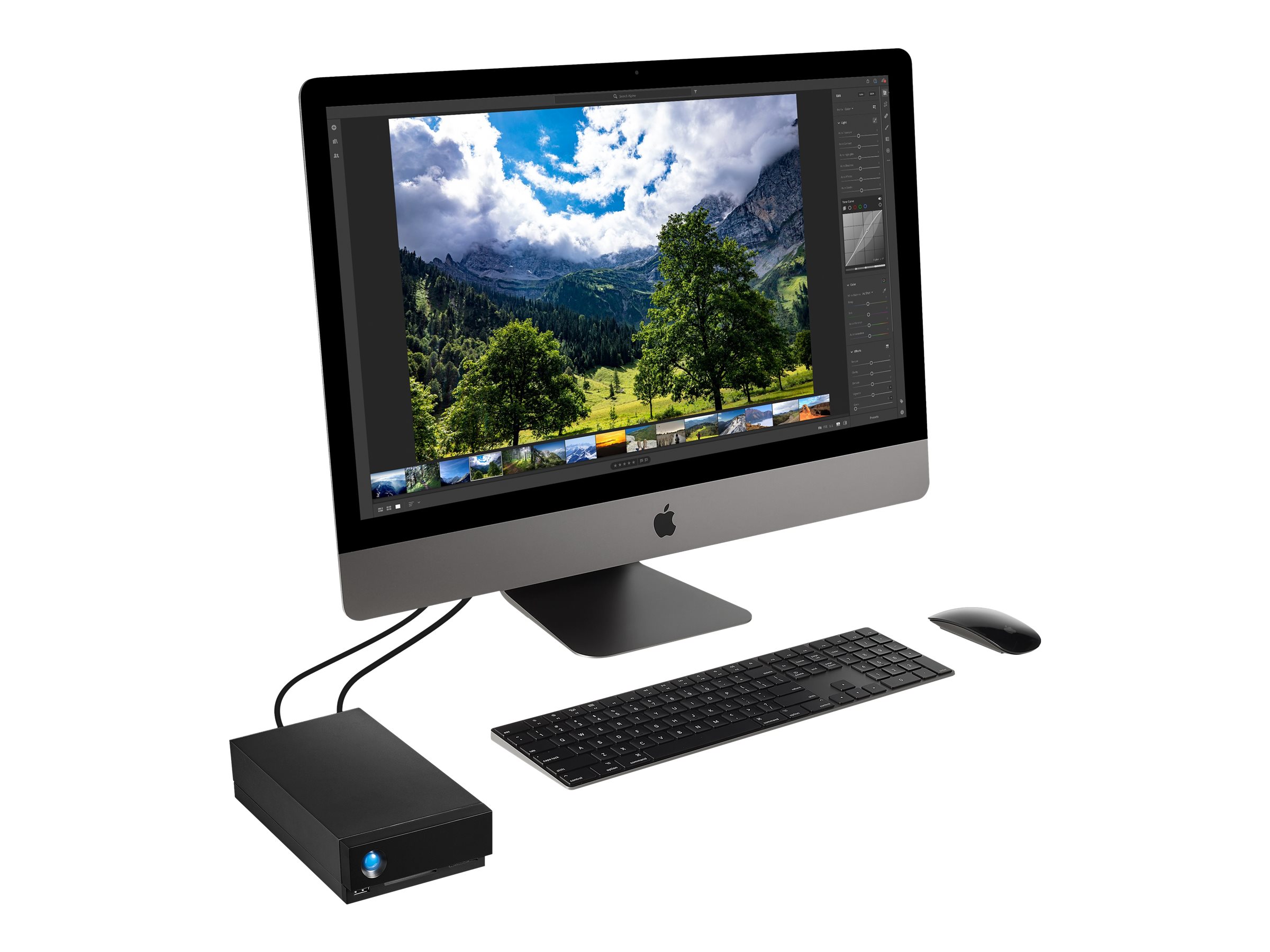 LaCie 1big Dock 16 TB Externe Festplatte 3.5" 7200 RPM Thunderbolt 3 + USB 3.1 Schwarz