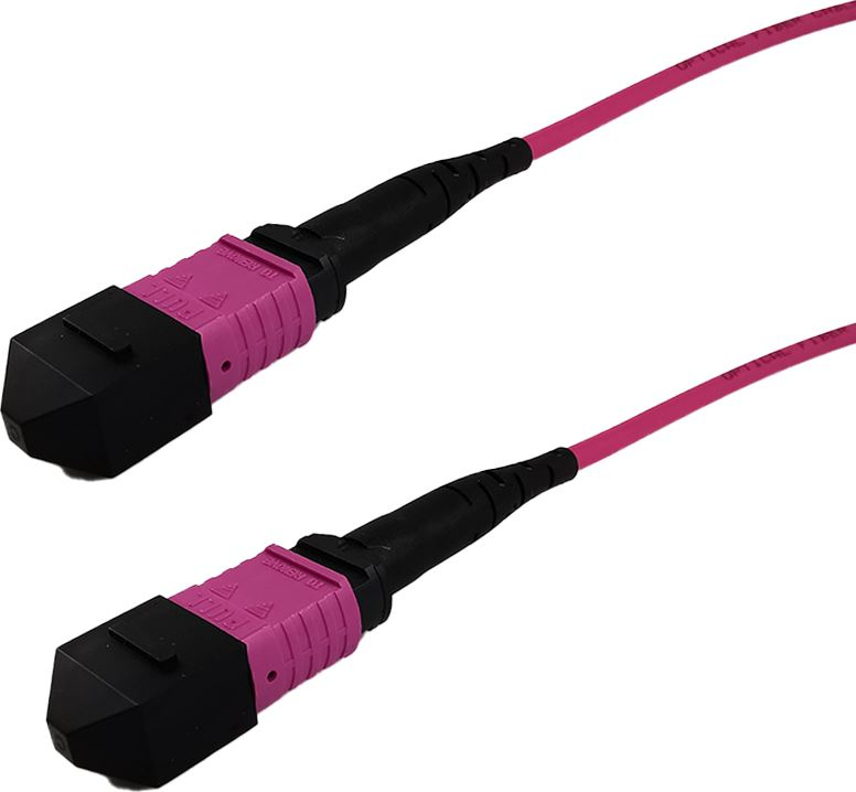 Grafenthal GTOM4MPOUMPOU01000 OM4 Glasfaserkabel MPO-MPO 10 m Violett