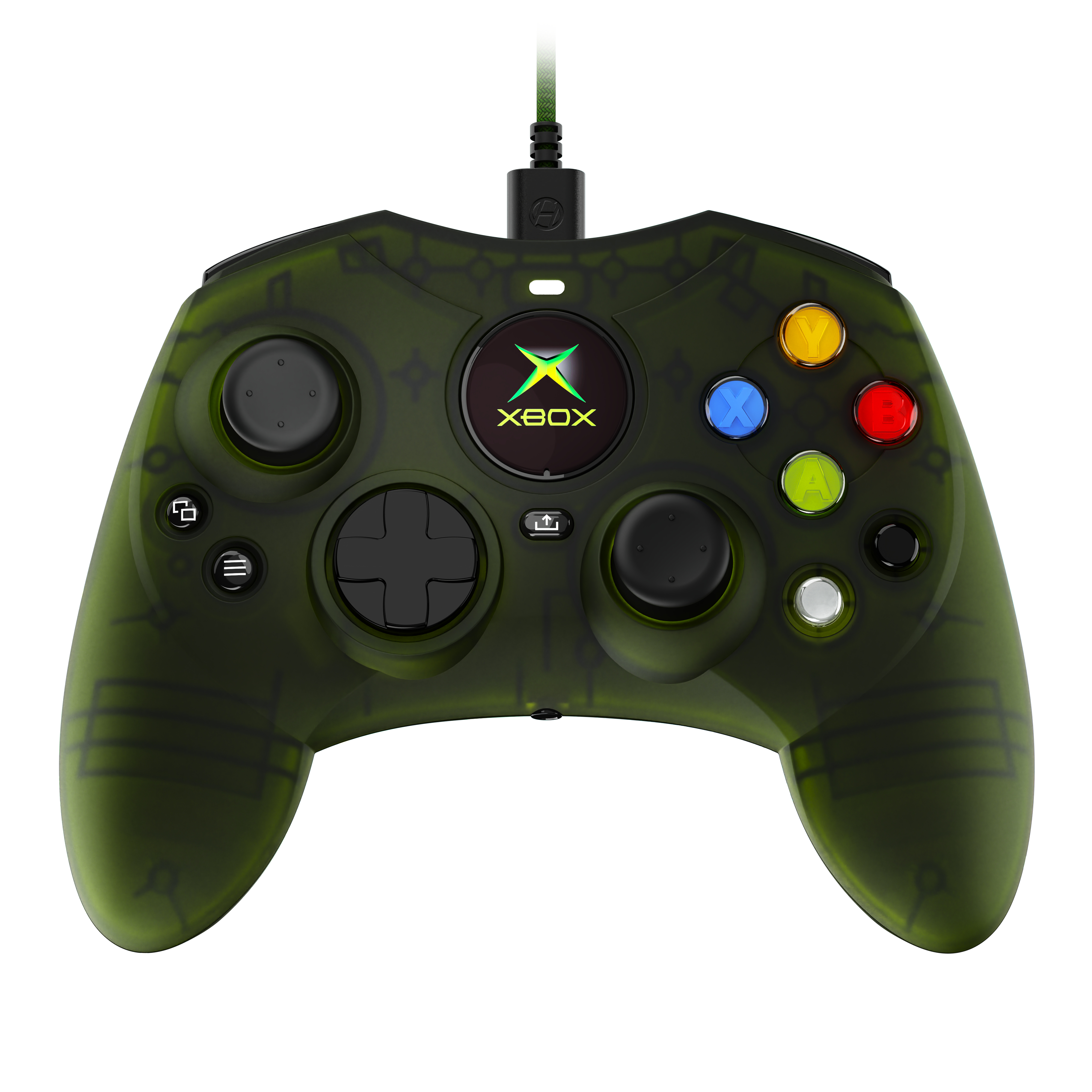 Hyperkin DuchesS kabelgebundener Controller für Xbox Grün, Transparent