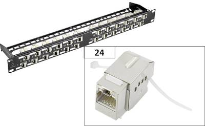 Renkforce KS10 24 Port Netzwerk-Patchpanel CAT 6a 1 HE (RF-3829158)