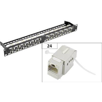 Renkforce KS10 24 Port Netzwerk-Patchpanel CAT 6a 1 HE (RF-3829158)