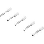 Rittal Aderendhülse 1 x 0.50 mm² x 8 mm Teilisoliert Weiß 4050.730 500 St. (4050.730)