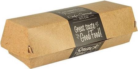 Papstar 86635 Einweg-Lebensmittelbehälter Karton Beige (86635)