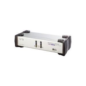 ATEN KVM-Switch - 2 Anschlüsse - 1 lokaler Benutzer - USB-VGA-Audio (CS-1742)