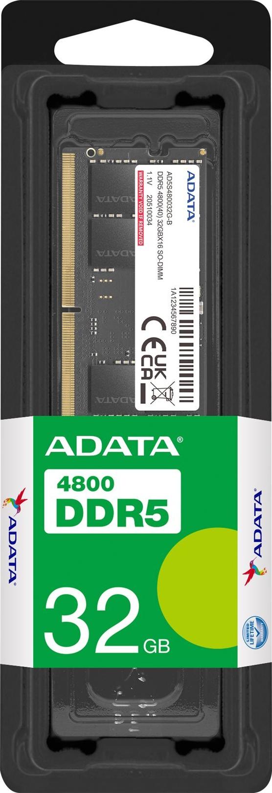 Adata SORAM D5 4800 32GB C40 (AD5S480032G-S)