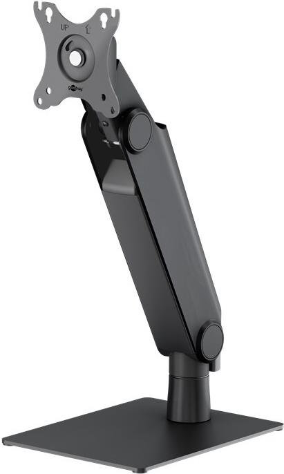 Goobay Freistehende Single-Monitorhalterung, schwarz (70821)