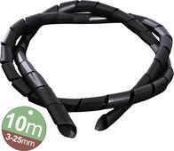 Quadrios 2111C144 Spiralschlauch 3 bis 25 mm Schwarz 1 Set (2111C144)