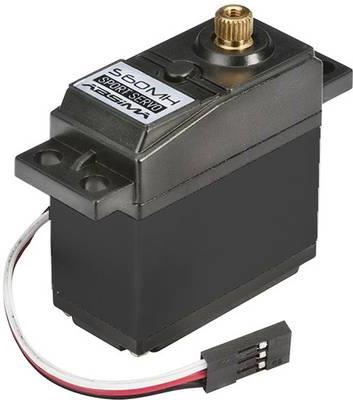 Absima Standard-Servo S60MH Analog-Servo Getriebe-Material: Metall Stecksystem: JR (2030002)