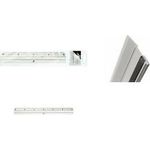 kangaro Metall-Lineal, aus Aluminium, 500 mm mit Millimeter-Skala, integrierter Gummistreifen an der - 1 Stück (K-760050)