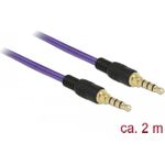 DeLOCK Audiokabel 4-poliger Mini-Stecker (M) bis 4-poliger Mini-Stecker (M) (85599)