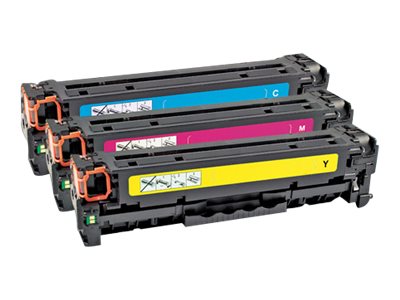 AgfaPhoto APTHPCF440AME Tonerkartusche 3er-Pack Cyan, Magenta, Gelb