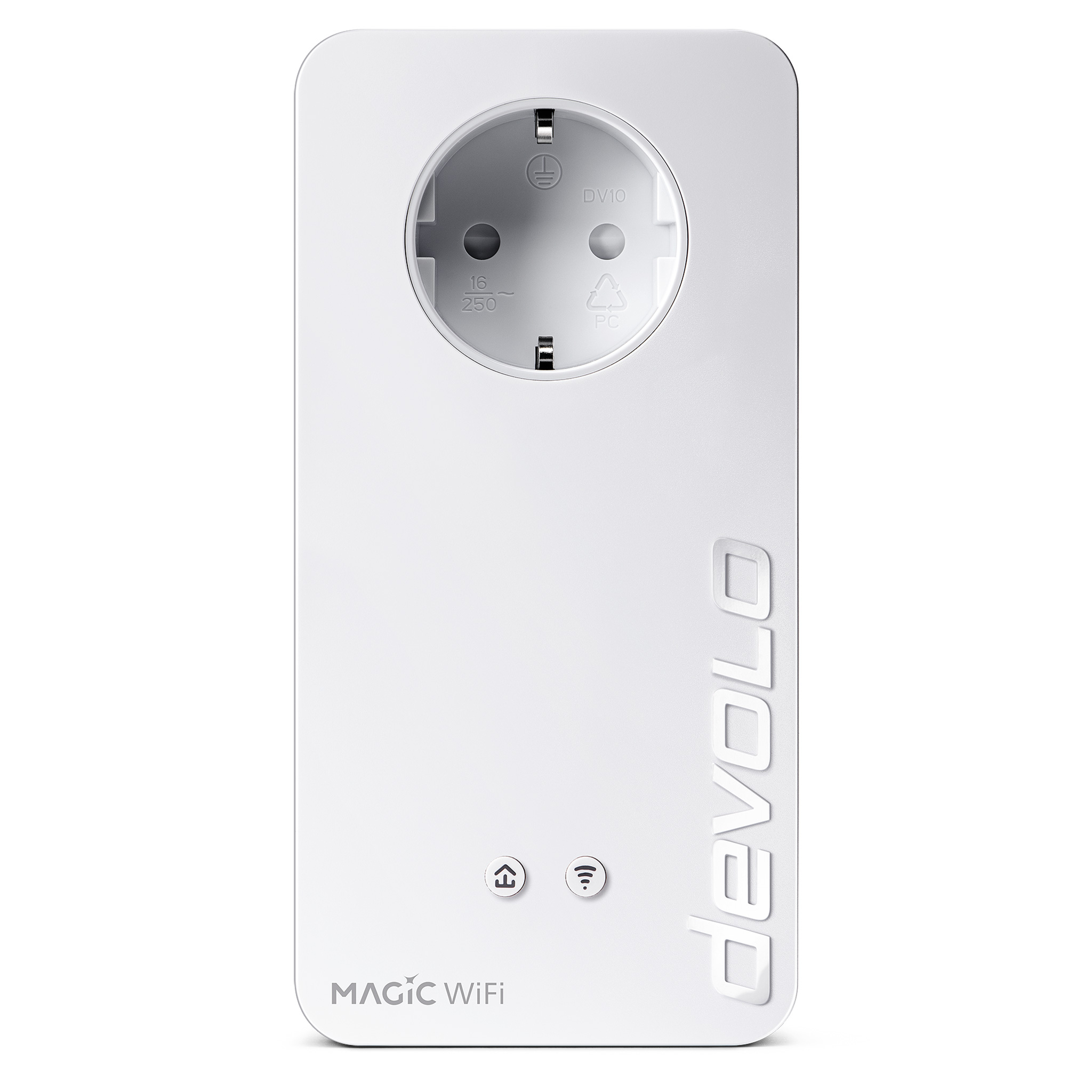 Devolo Magic 2 WiFi 6 next Powerline-Adapter Powerline bis zu 2.400 Mbit/s, WiFi 6 bis zu 3.000 Mbit/s, 2x Gigabit LAN, Weiß