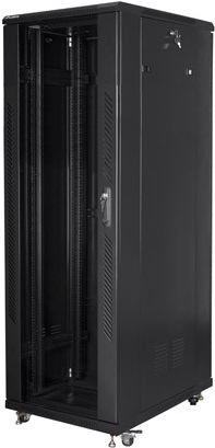 Lanberg-Schränke FF01-8847-12B (47U; 19 " 800mm 800 mm; stehend; voll, Glas, 800 kg; schwarz) (FF01-8847-12B)