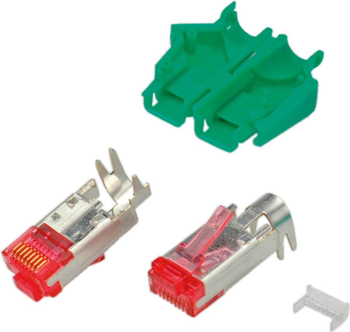 RJ45-Hirose Stecker STP, TM21 grün, 50 Stück, 3 Elemente, Cat. 6 Hersteller: HIROSE (H7641.8-50)
