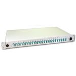 Lightwin LWL Spleissbox, 48 Fasern, 24x DLC Multimode, 50/125µm OM3 Pigtail Spleißboxen (SPBOX 48G50 OM3 DLC)