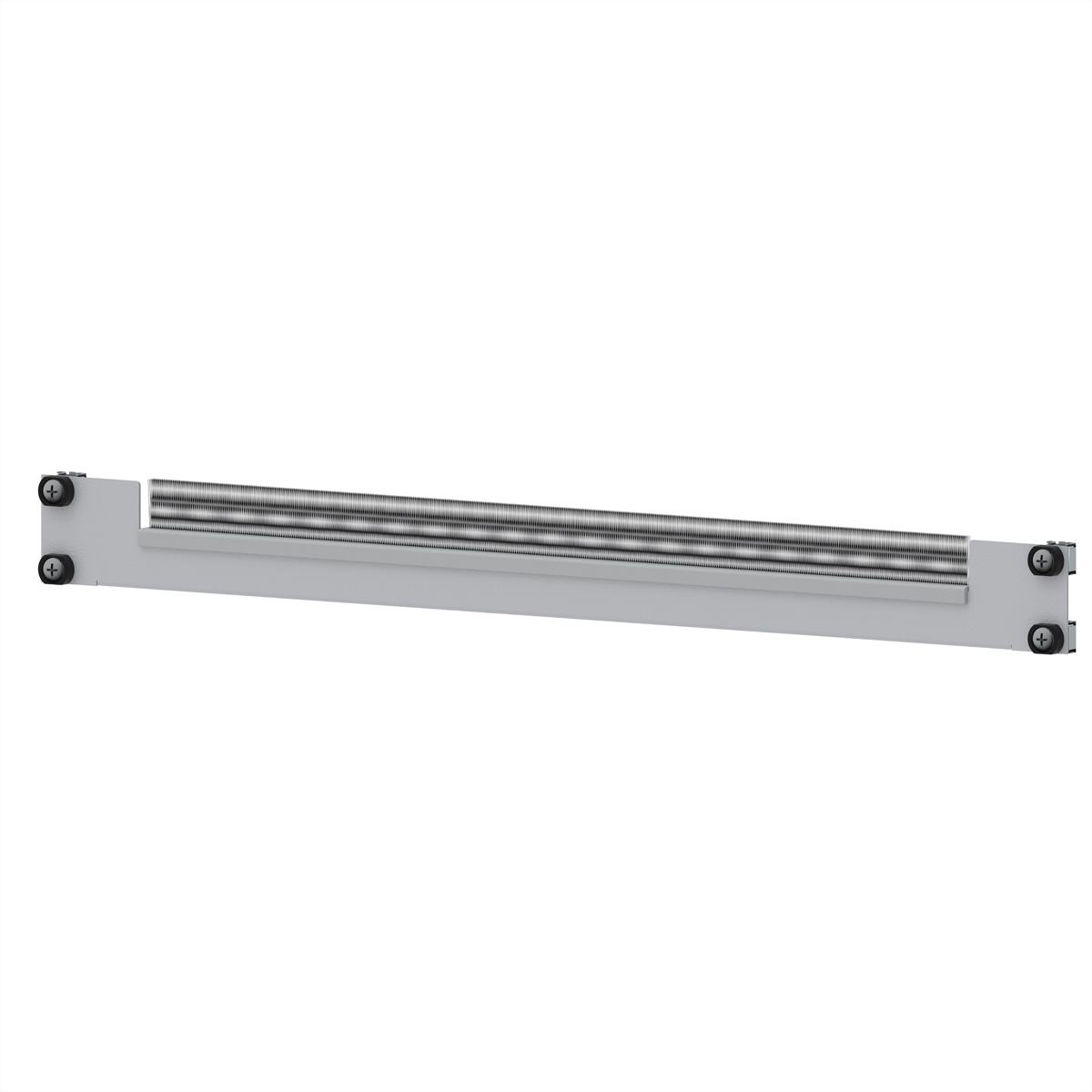 apraNET 21-3146-00 Kabelführungsplatte 19" 1HE Hellgrau RAL 7035