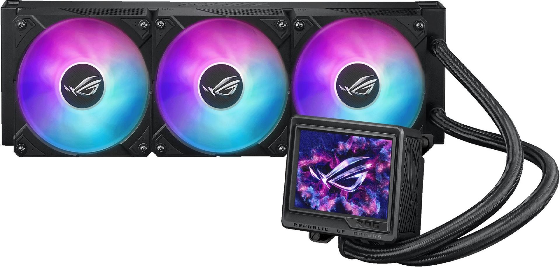 ASUS ROG Ryujin III 360 ARGB Extreme Prozessor-Flüssigkeitskühlung 360 mm Schwarz