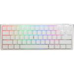 Ducky One 3 Classic Pure White Mini Gaming Tastatur, RGB LED - MX-Red (US) (DKON2161ST-RUSPDPWWWSC1)