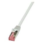 LogiLink Patchkabel, Kat. 6, S/FTP, 20,0 m, grau geschirmt (PIMF), 4 x 2 AWG 27/7, Belegung: 1:1, Kupferader, - 1 Stück (CQ2112S)