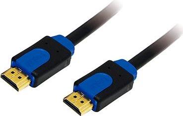 Logilink HDMI-Kabel Ethernet A -> A St/St 1.00m Gold (CHB1101)