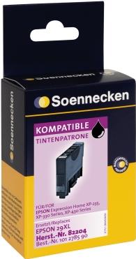 SOENNECKEN Tintenpatrone 82204 wie Epson C13T29914012 29XL schwarz (82204)