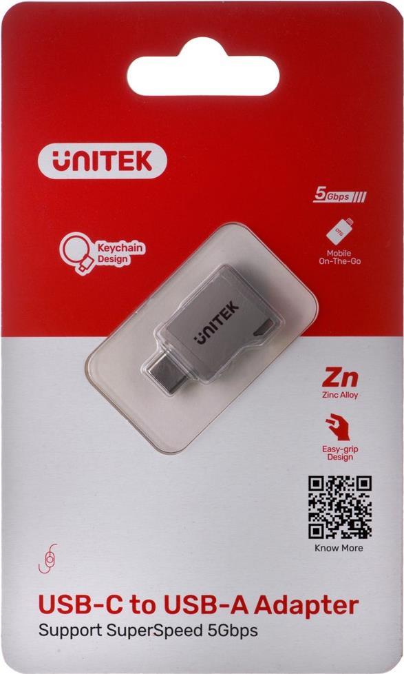UNITEK A1025GNI Kabeladapter USB C USB A Silber (A1025GNI)