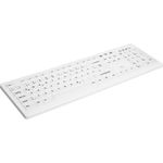 CHERRY AK-C8100F-FUS-W/GE Tastatur RF Wireless QWERTZ Deutsch Weiß (AK-C8100F-FUS-W/GE)