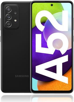 Samsung GALAXY A52 Smartphone Dual-SIM 128GB awesome black Android 11.0 A525F (SM-A525FZKGEUB)