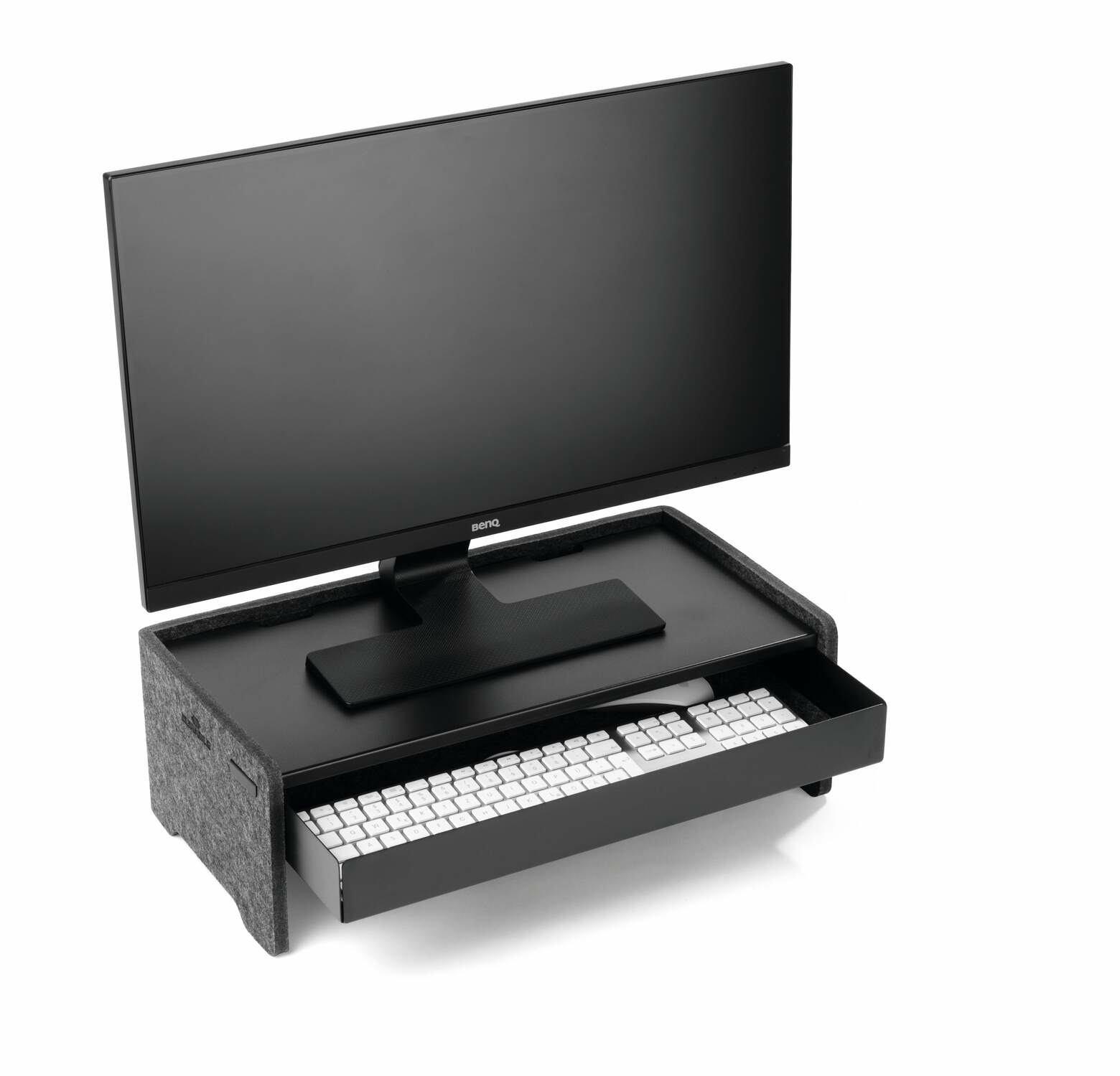 DURABLE Monitorständer EFFECT Untertisch-Schublade Schwarz