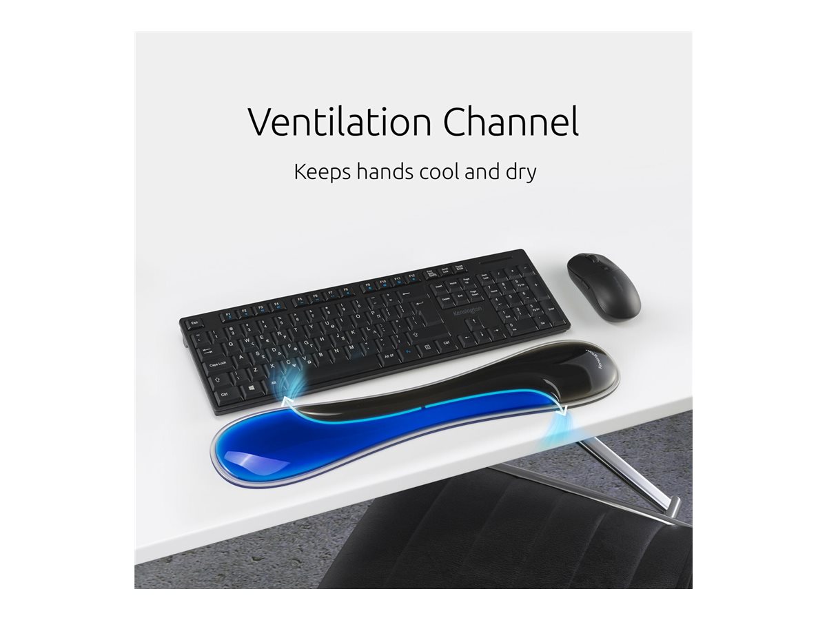 Kensington Duo Gel Tastatur-Handgelenkauflage schmal Blau